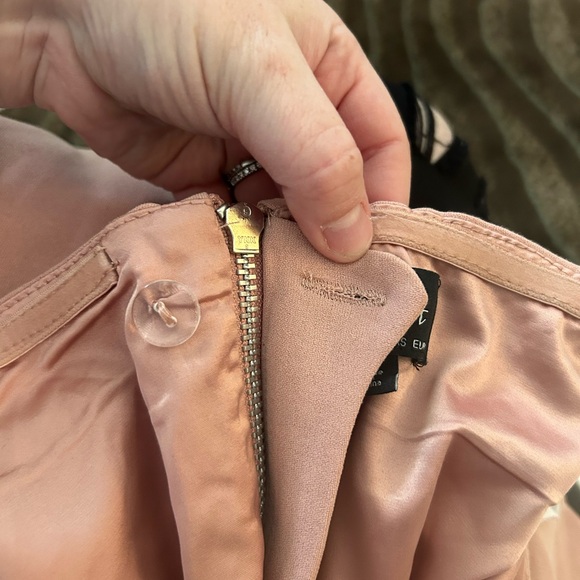 Bardot solange off the shoulder midi dress sheath flare sleeves - Picture 3 of 13